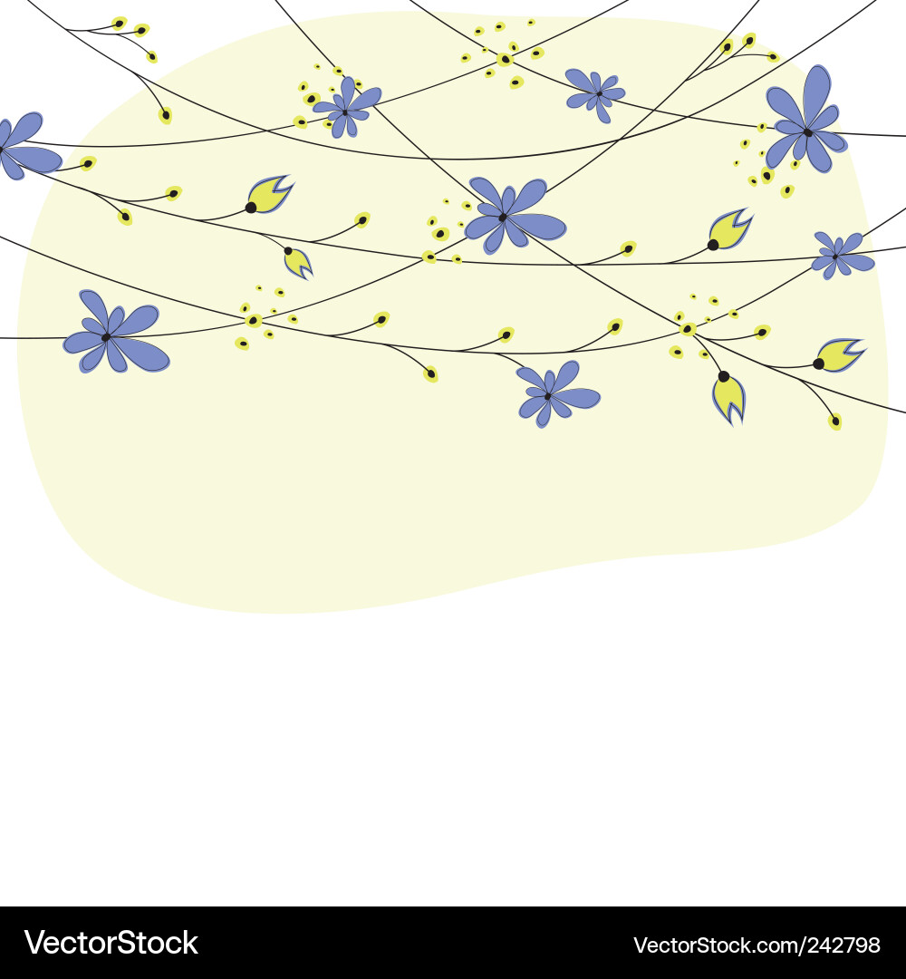 Spring flowers Royalty Free Vector Image - VectorStock
