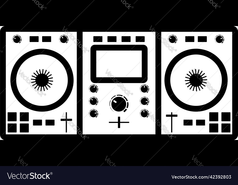 Dj icon Royalty Free Vector Image - VectorStock