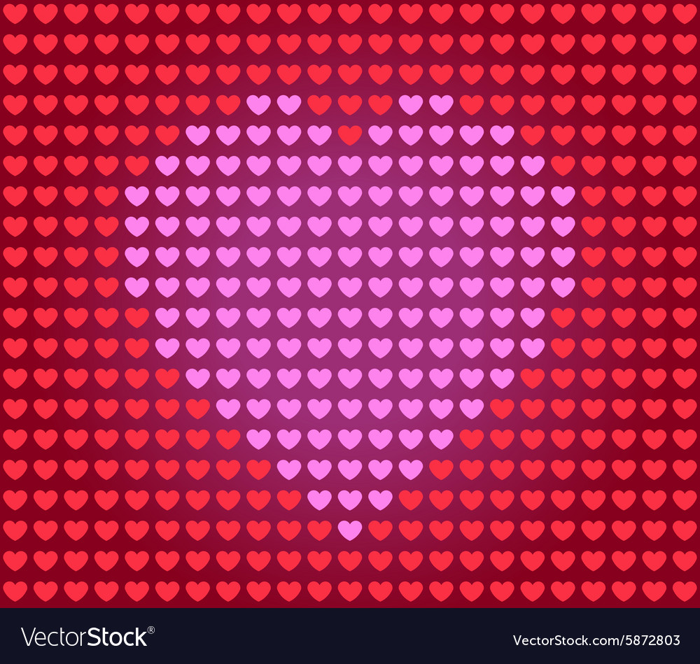 Heart for valentine card