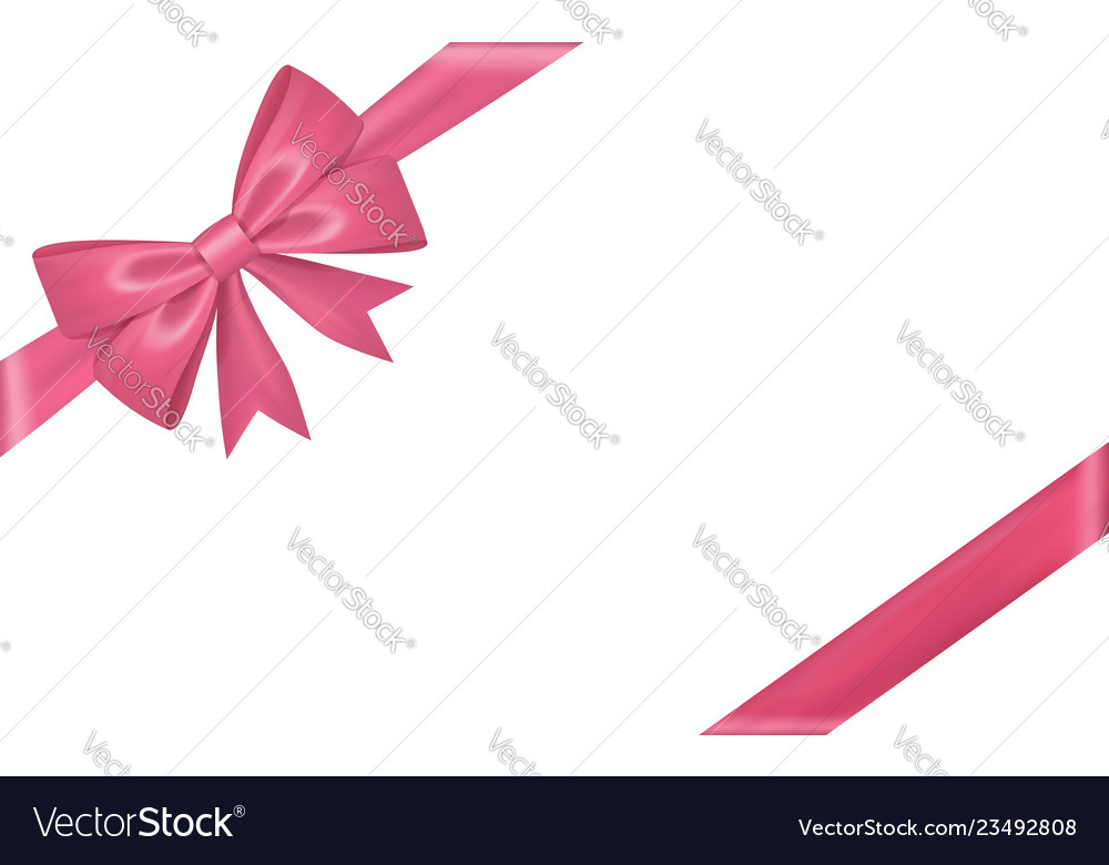 Gift bow tie Royalty Free Vector Image - VectorStock