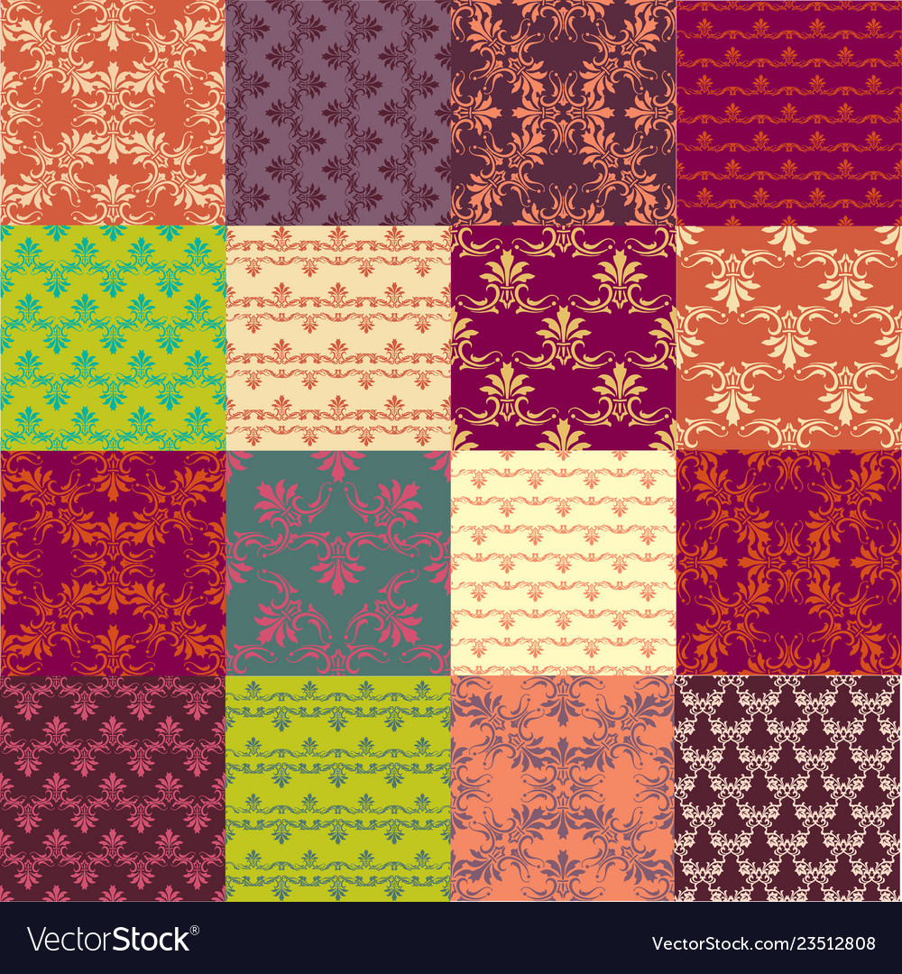 Seamless vintage patterns