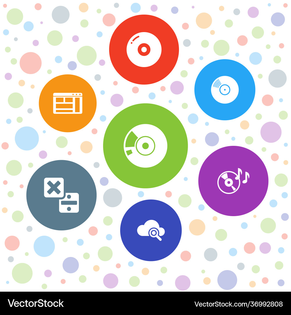 Software icons Royalty Free Vector Image - VectorStock