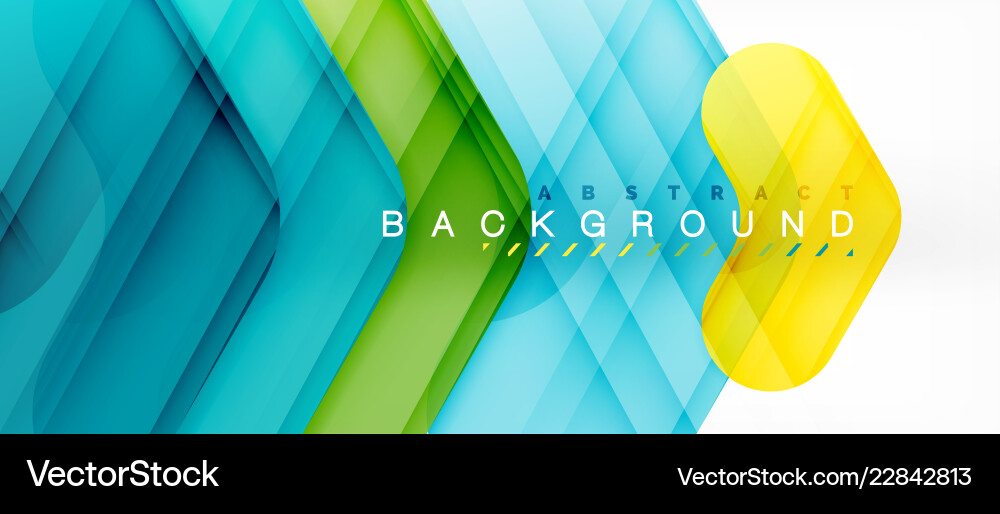 Colorful glossy arrows abstract background Vector Image