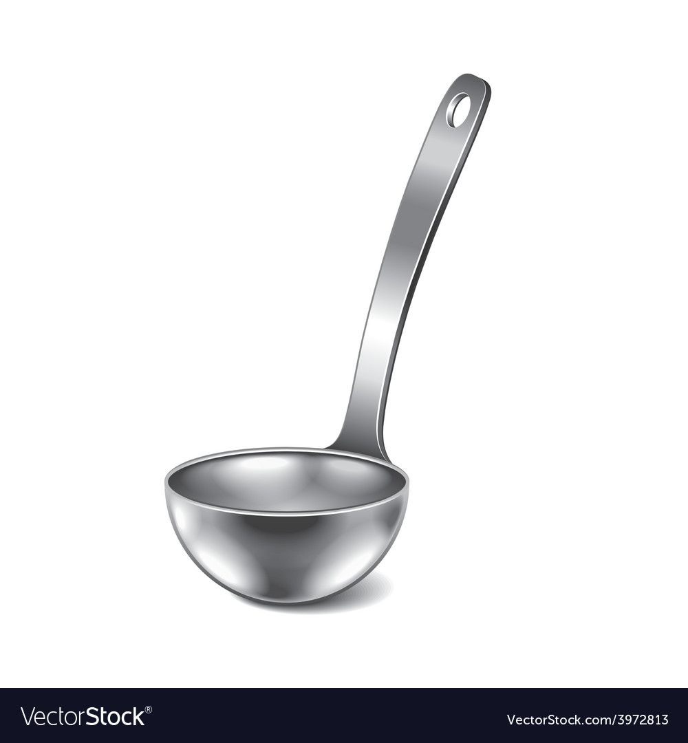 Ladle isolated Royalty Free Vector Image VectorStock