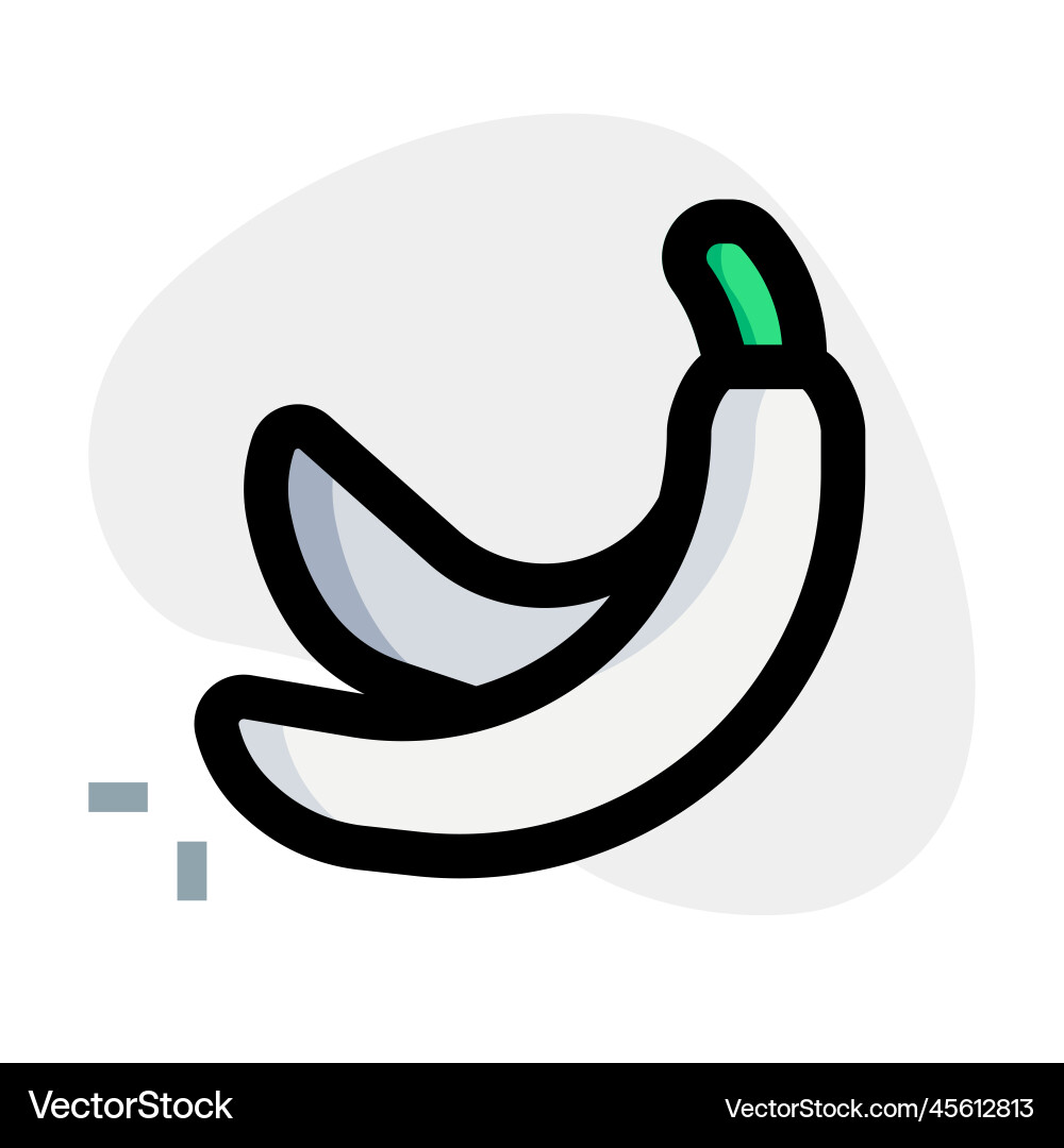 Pair of bananas post workout snack Royalty Free Vector Image