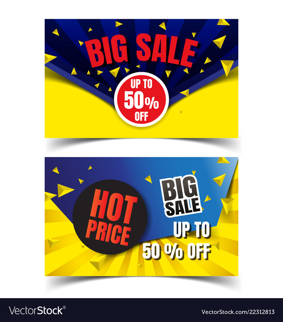 Sale banner template