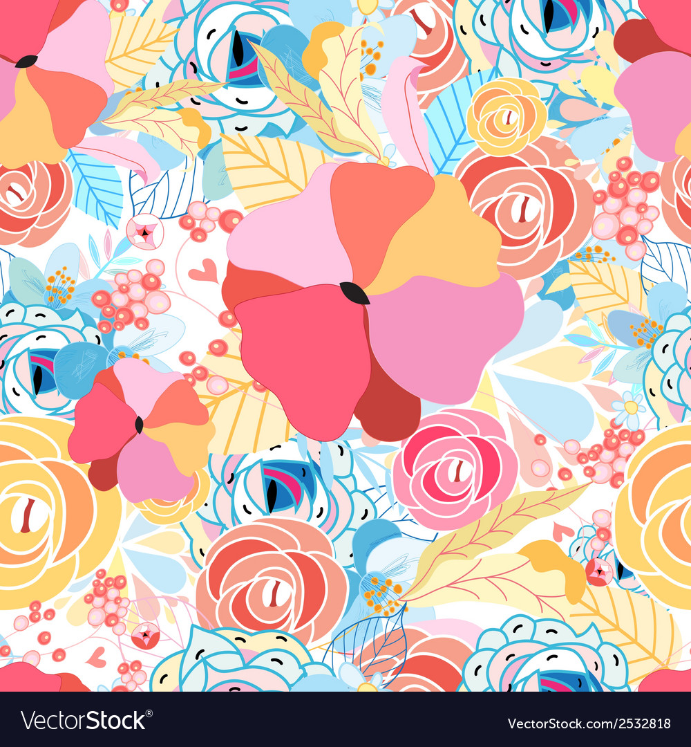 Floral pattern Royalty Free Vector Image - VectorStock