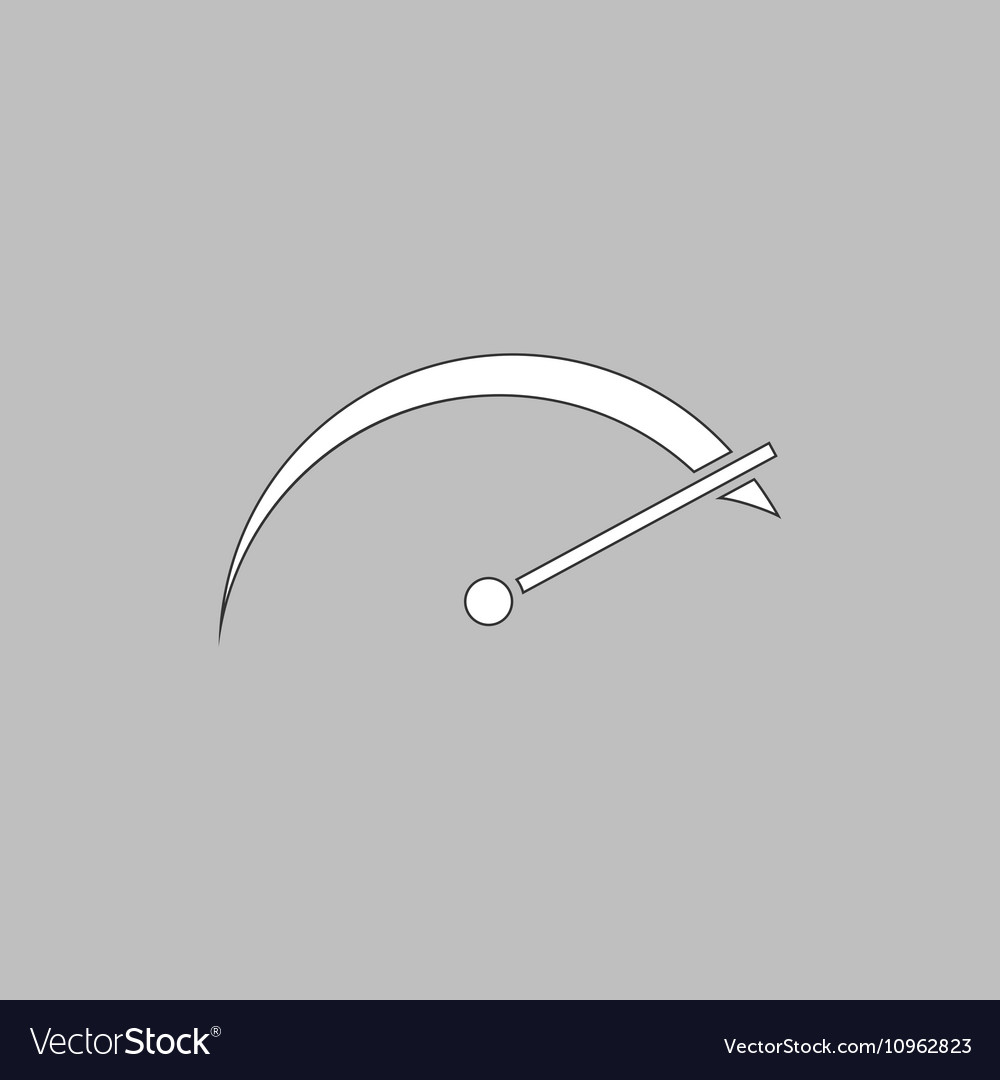 Tachometer computer symbol Royalty Free Vector Image
