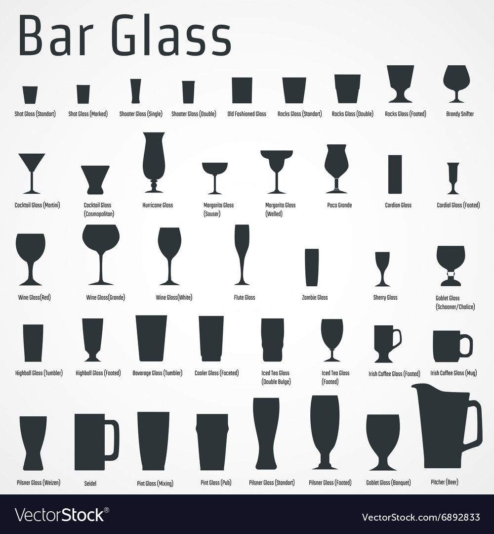 Bar glasses vector Stock Vector by ©Lazuin.gmail.com 145107625