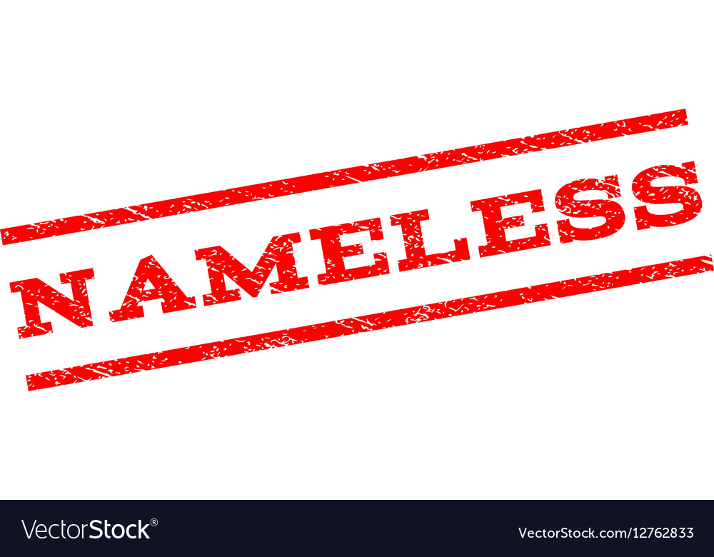 Nameless watermark stamp Royalty Free Vector Image
