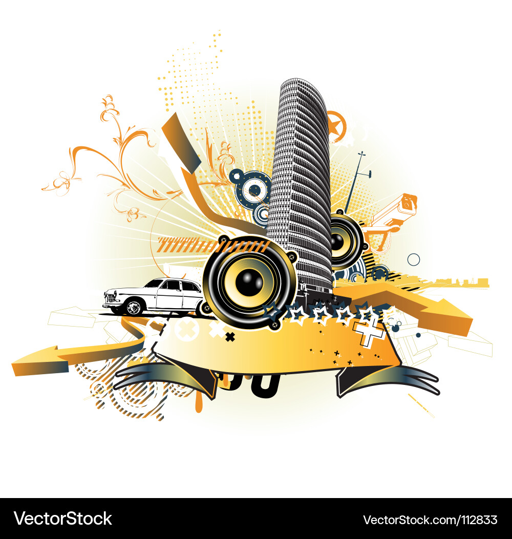 Urban background Royalty Free Vector Image - VectorStock