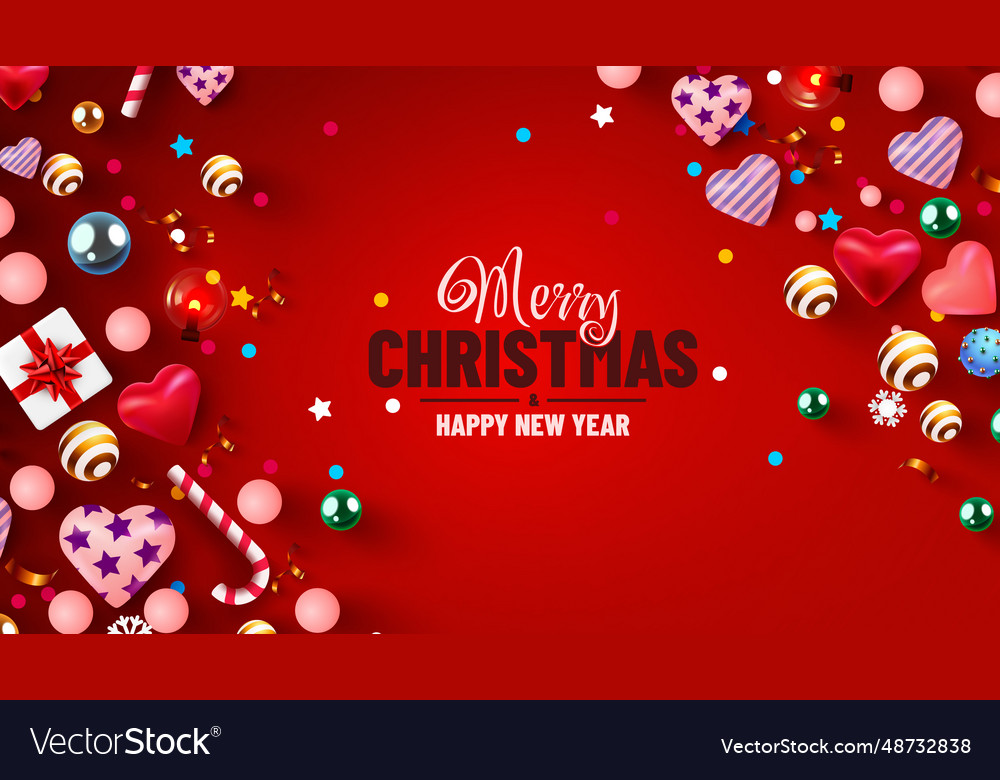Decorative holiday background year Royalty Free Vector Image