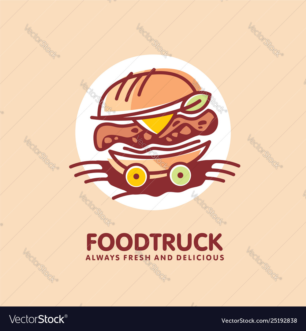 Burger Food Truck Logo Ideas