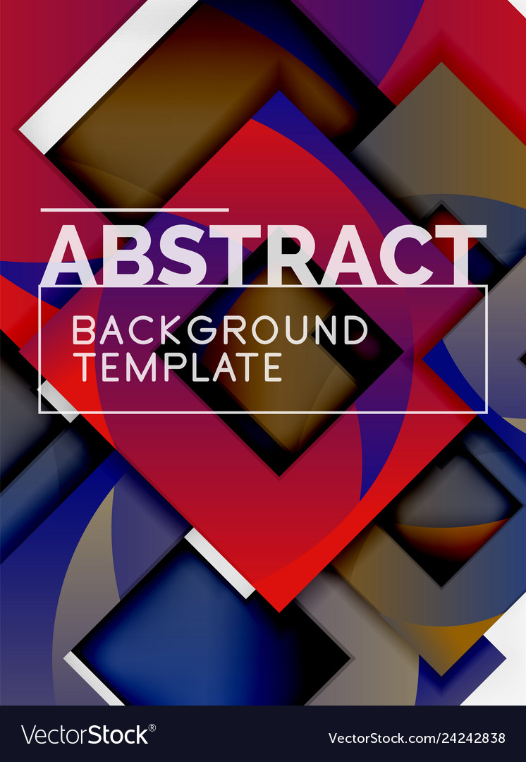 Modern geometric abstract background Royalty Free Vector