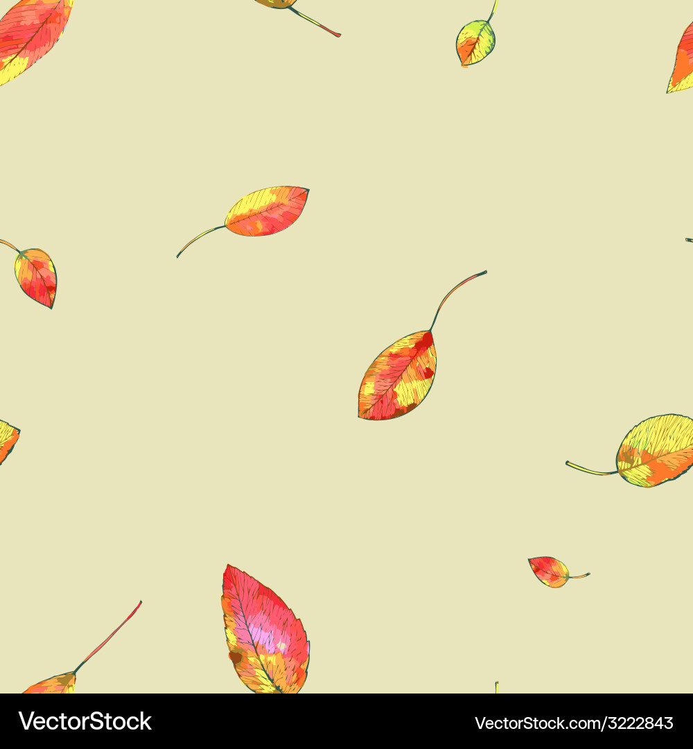 Autumn leaf background Royalty Free Vector Image