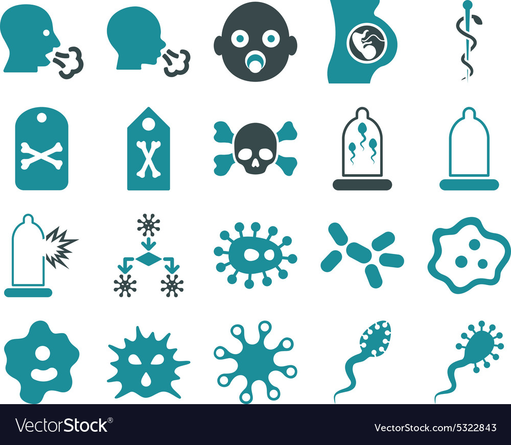 Medical bicolor icons