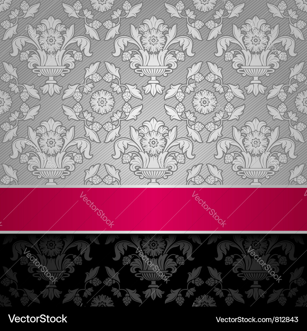Seamless decorative background Royalty Free Vector Image