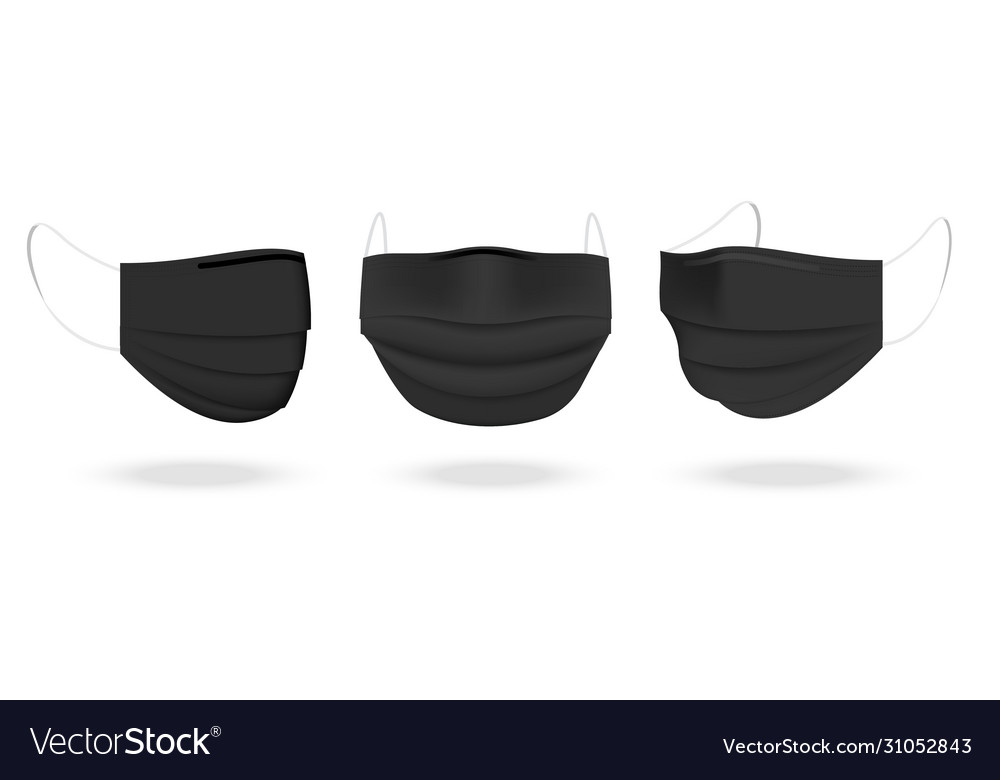 Surgical mask and virus protection isolated Vector Image