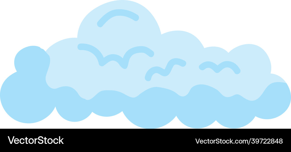 Cloud sky space Royalty Free Vector Image - VectorStock