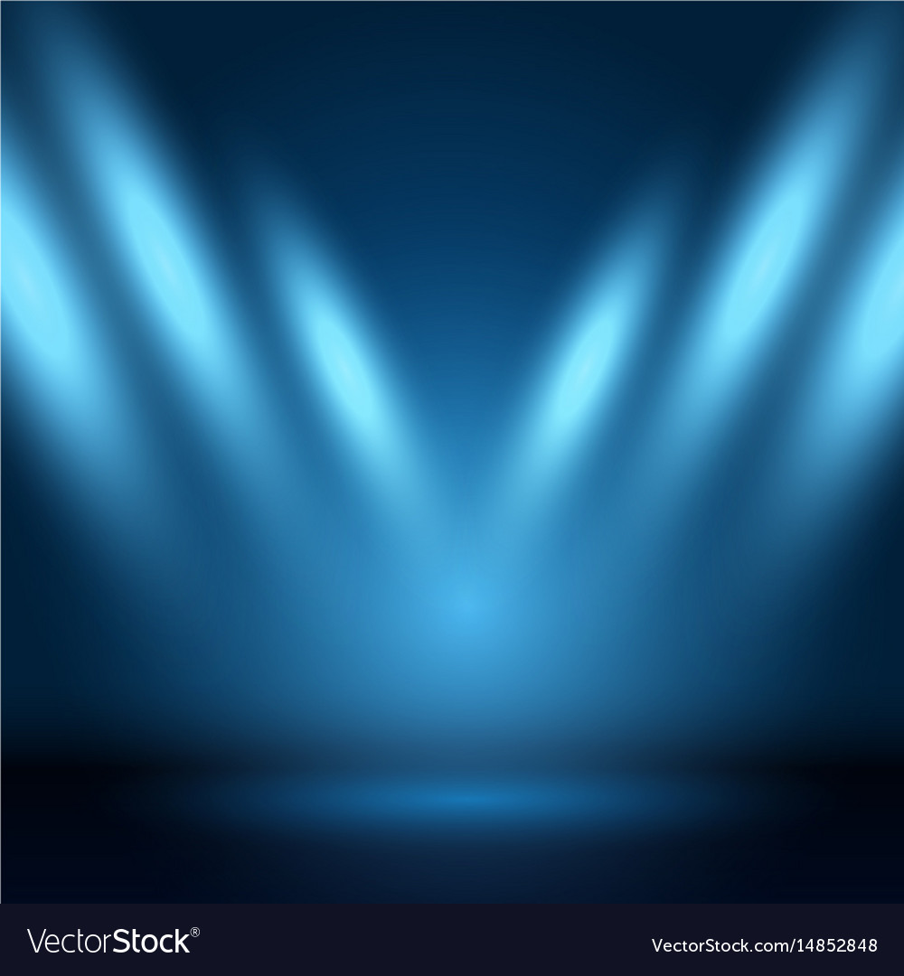 Display background with spotlights Royalty Free Vector Image