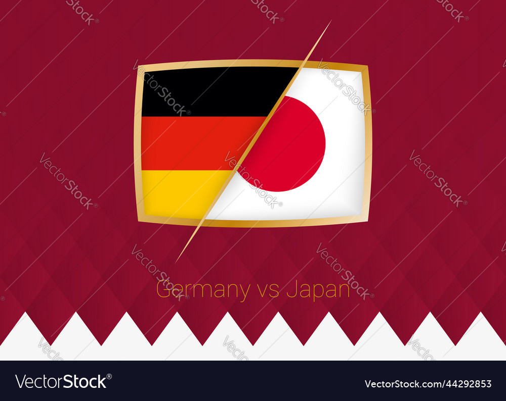 Germany vs japan group stage icon of football