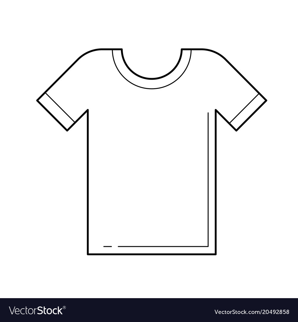 T-shirt line icon