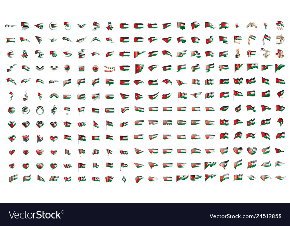 Very big collection of flags the jordan