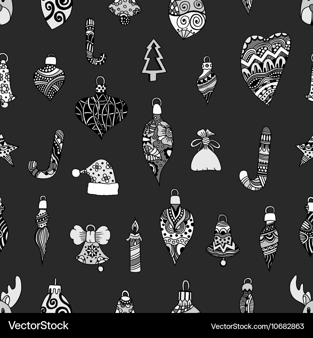 Seamless pattern christmas Royalty Free Vector Image