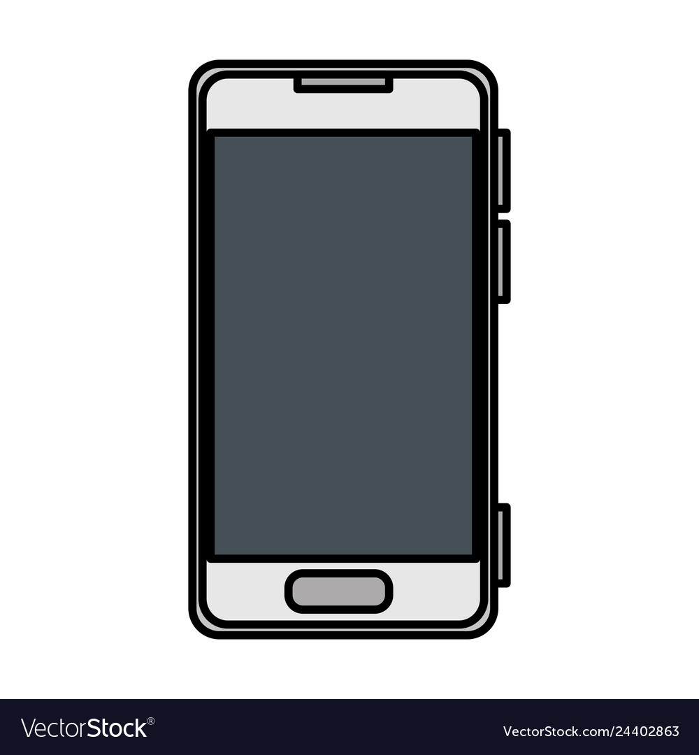 Smartphone device isolated icon