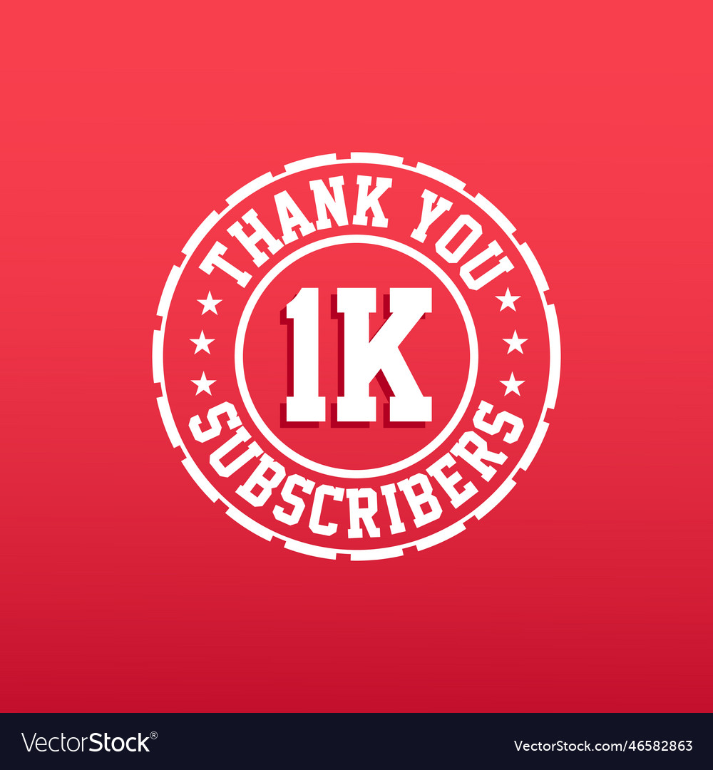 Thank you 1k subscribers celebration