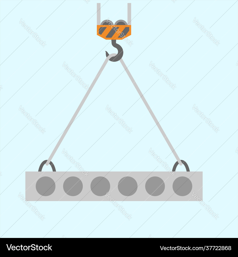 Building construction crane Royalty Free Vector Image