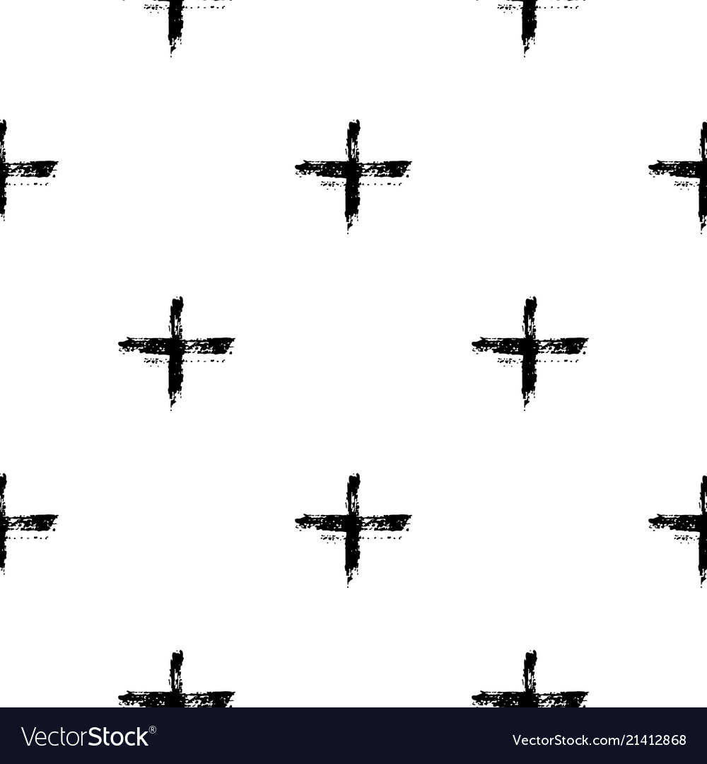 Seamless pattern with brush stripes