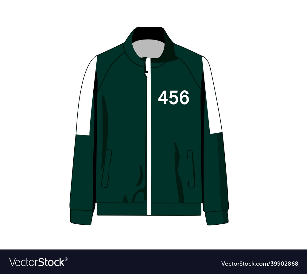 Squid game clothes green number 456 seong gi-hun