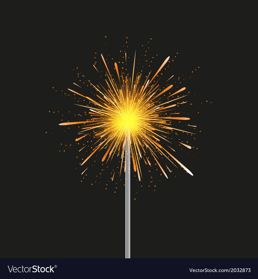 Sparkler Firework Vector Free