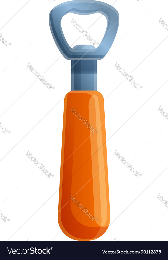 Home bottle opener icon cartoon style Royalty Free Vector