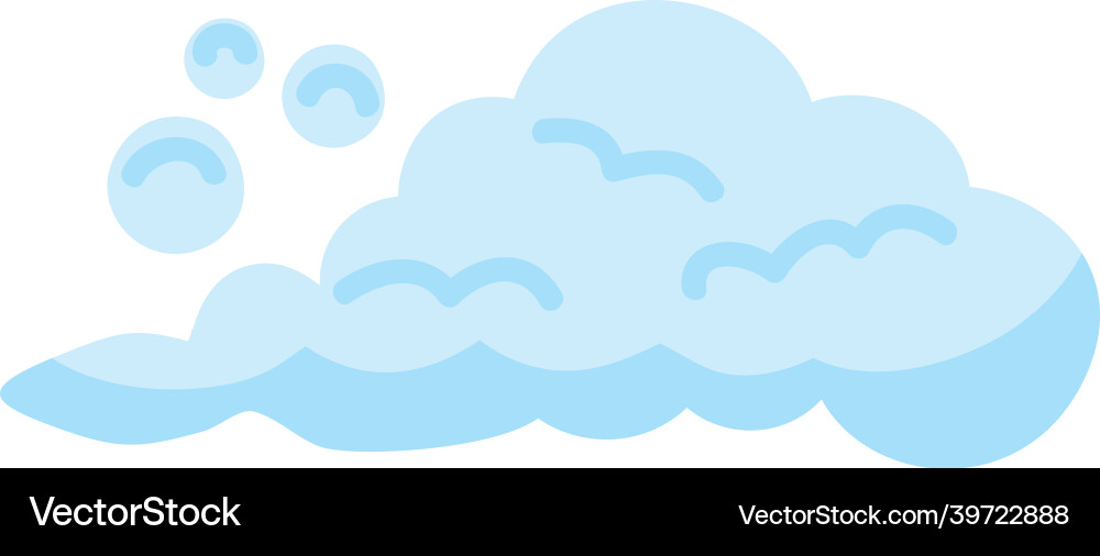 Cloud sky blue Royalty Free Vector Image - VectorStock
