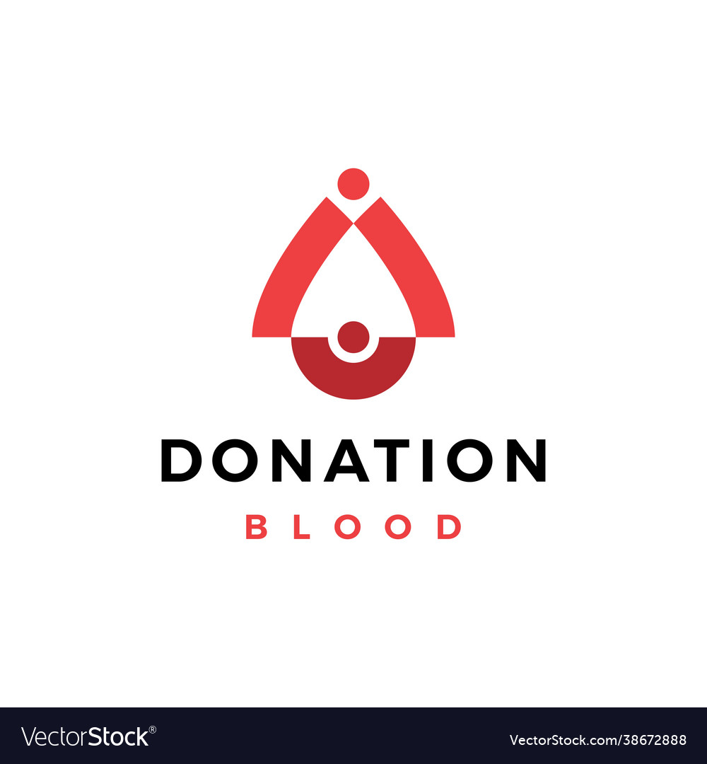 Family blood drop donate donation parent child Vector Image