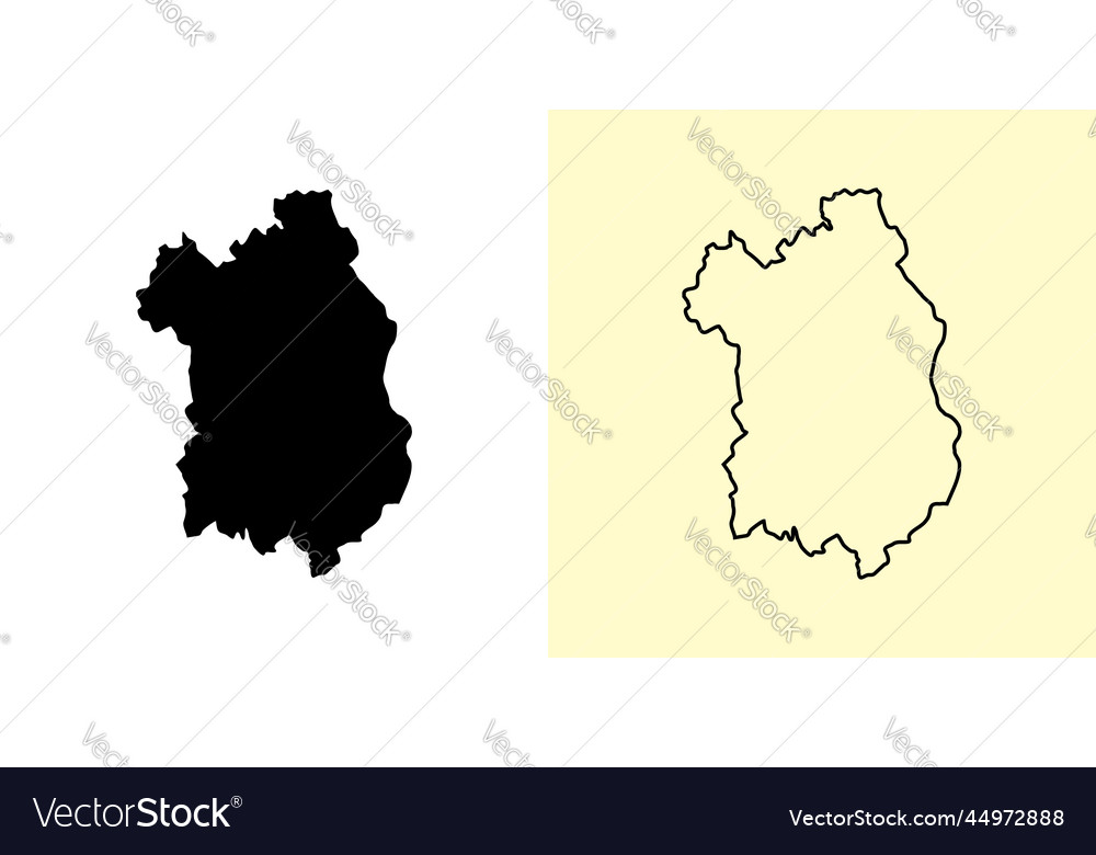 Fej r map hungary europe filled and outline