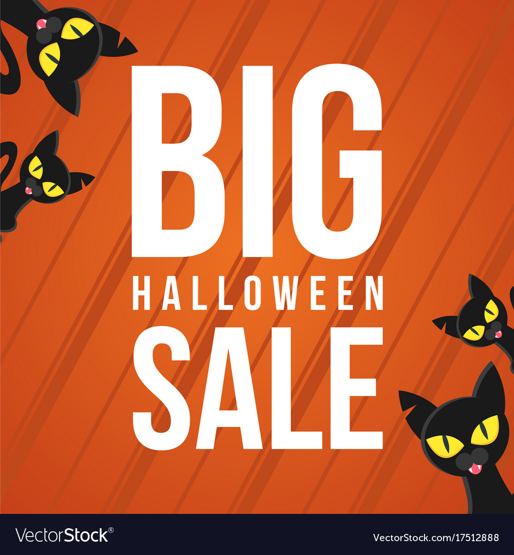 Halloween big sale background style