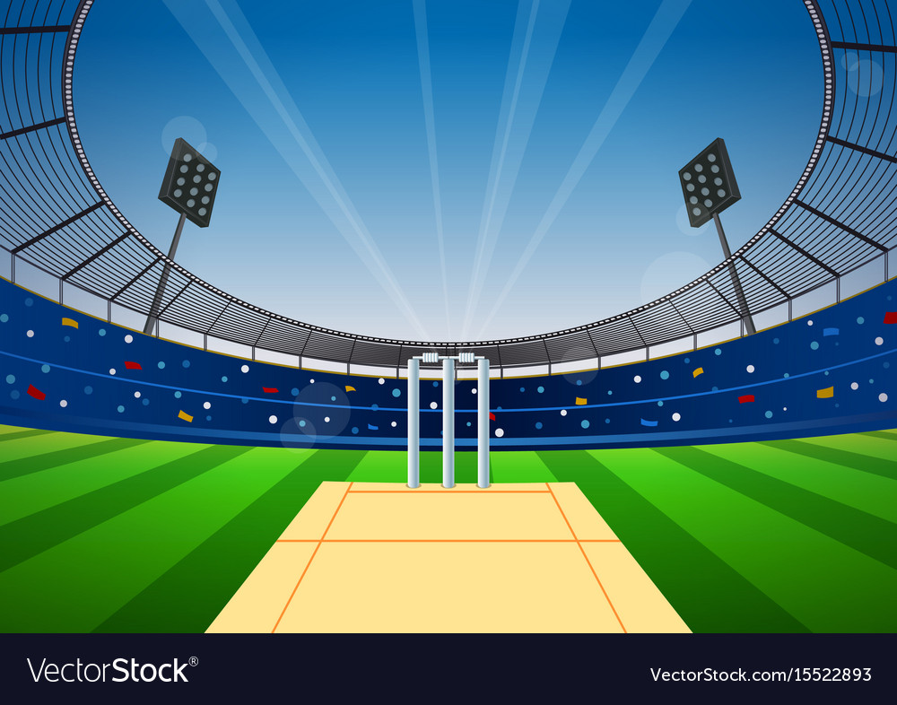 cricket playground background