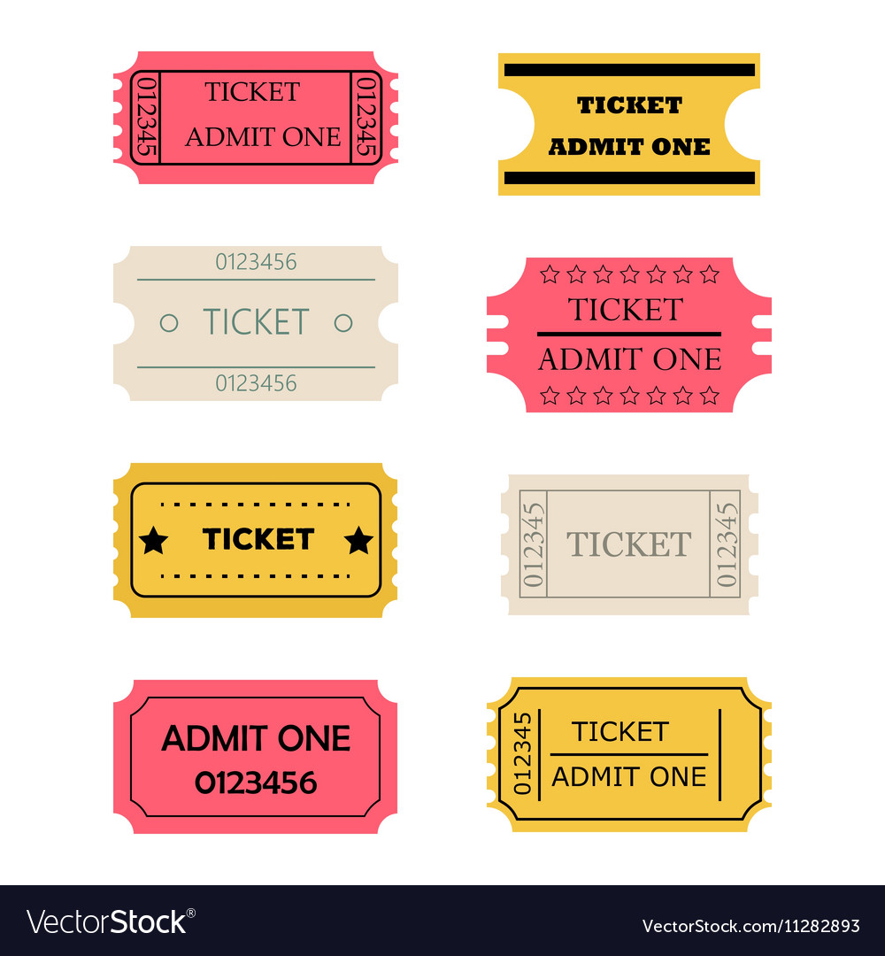 Ticket admit one set