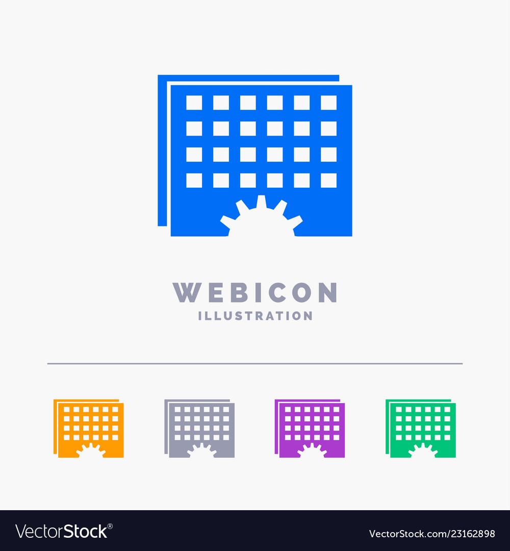 event management processing schedule timing 5 vector image