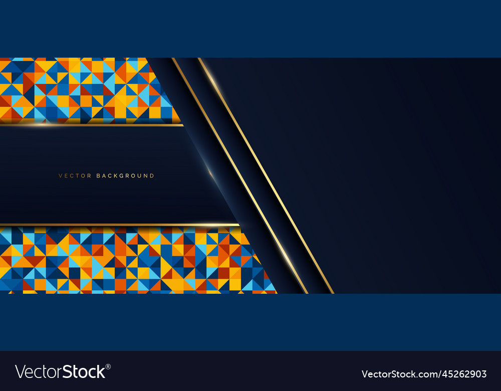 Abstract template blue geometric diagonal