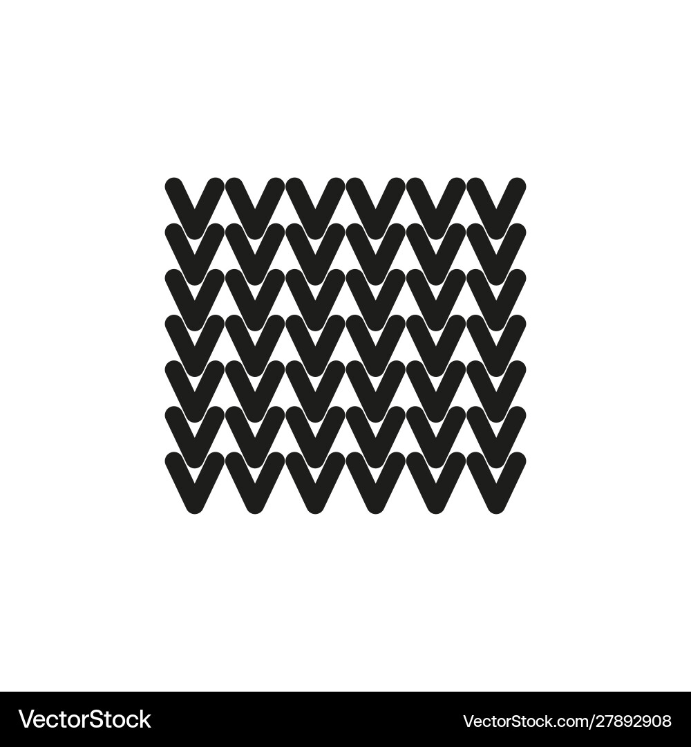 Icon knitting needles simple Royalty Free Vector Image