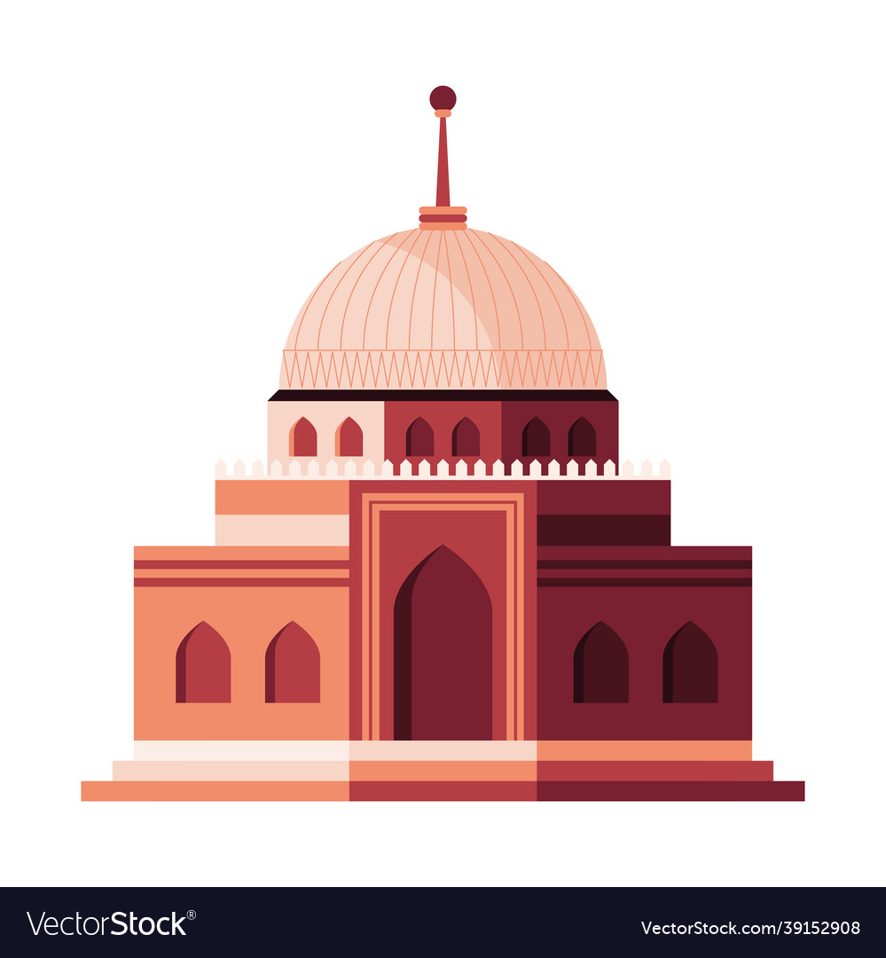 Muslim Temple Mosque Royalty Free Vector Image