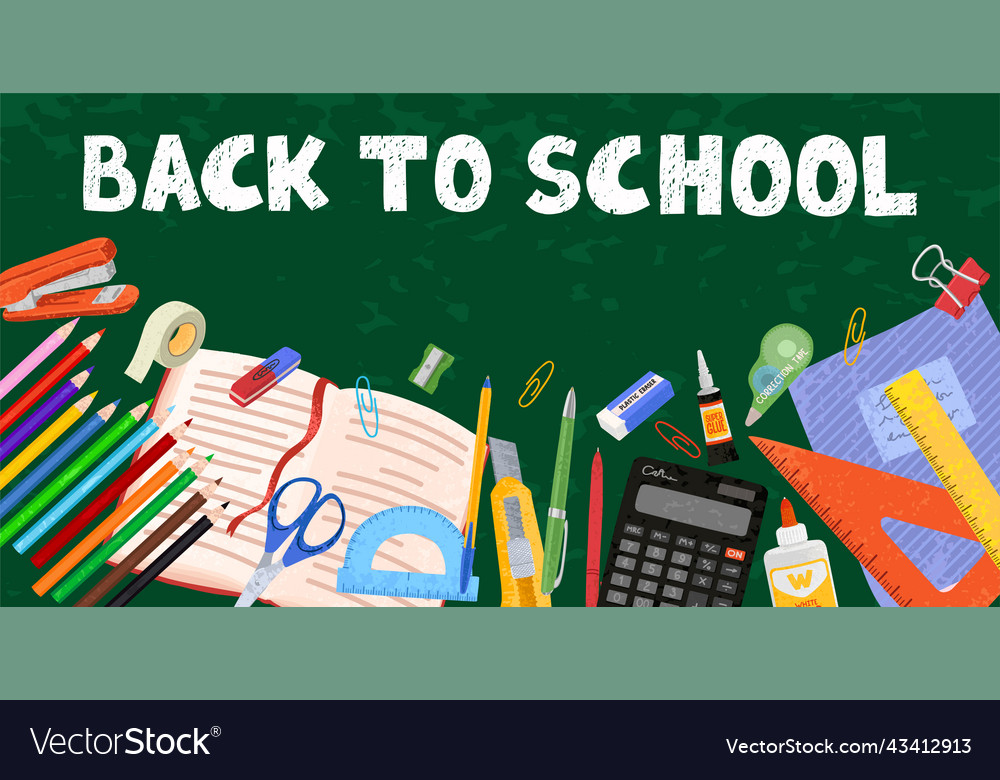 Back to school Royalty Free Vector Image - VectorStock