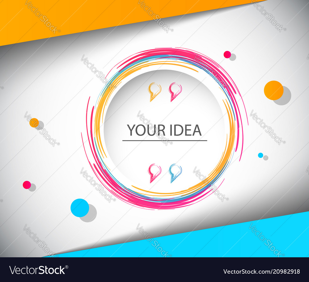 Paper Banner Business Infographic Royalty Free Vector