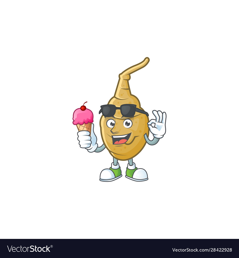 Cute jerusalem artichoke cartoon character