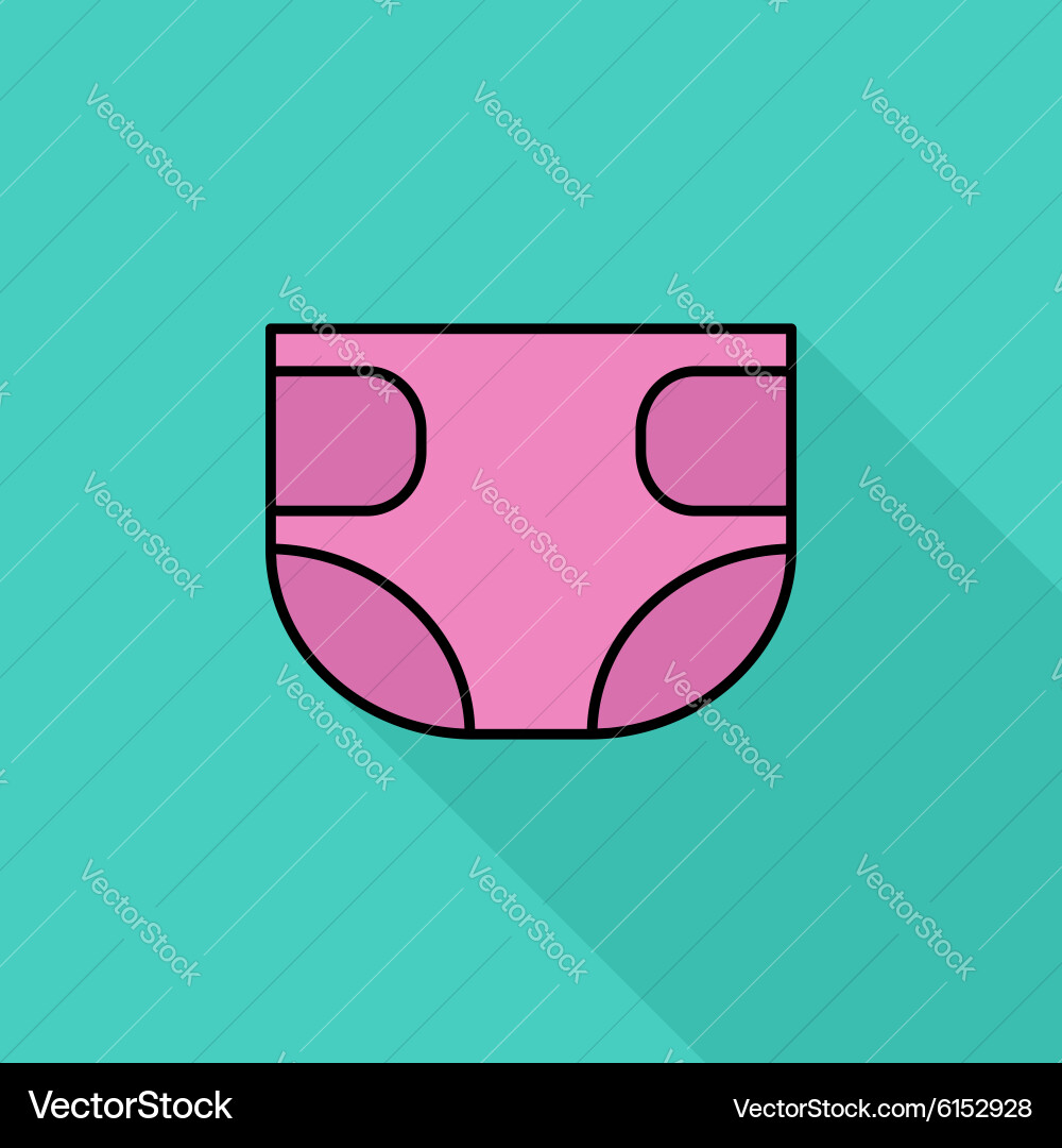 Diaper Royalty Free Vector Image - VectorStock