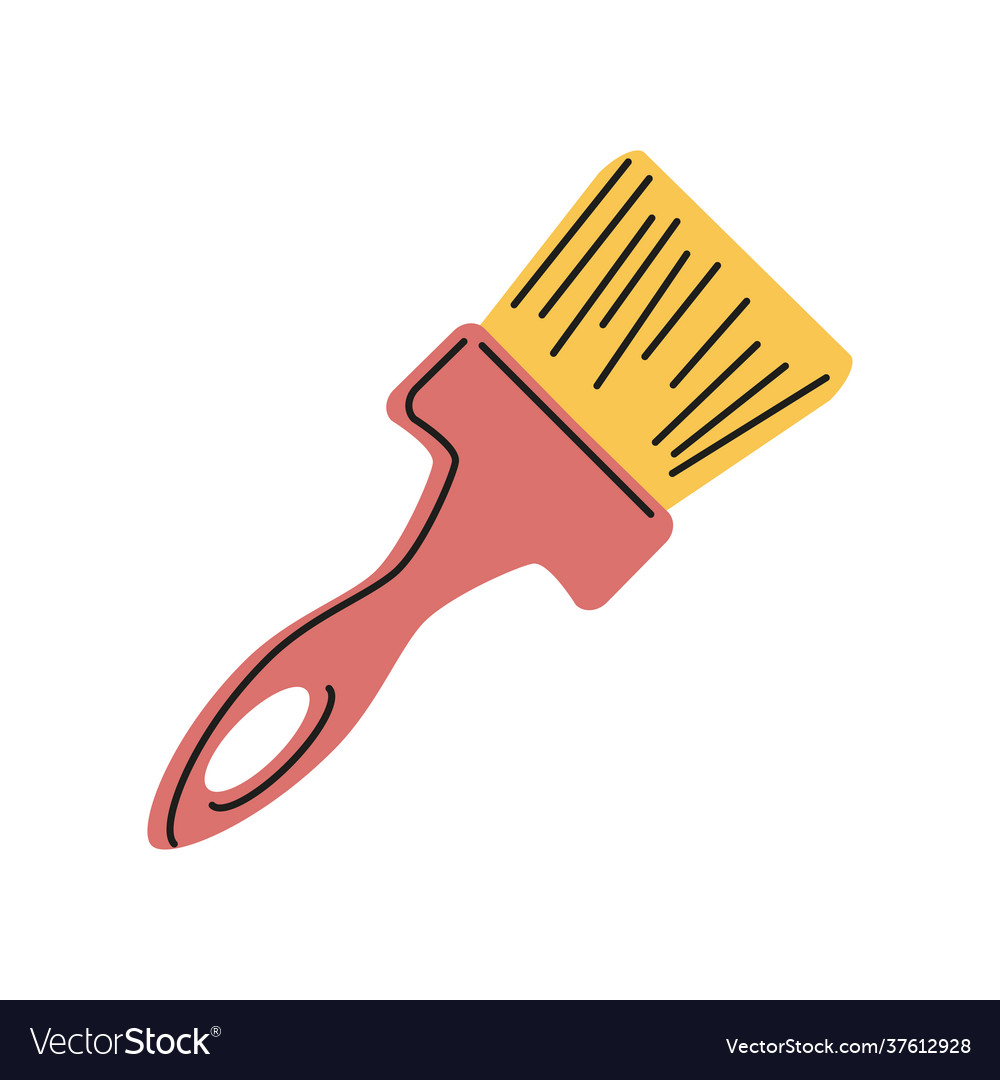 Paint brush tool Royalty Free Vector Image - VectorStock